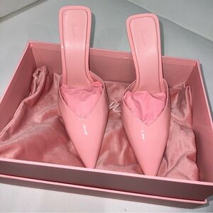 Hanifa Nuri Pump Mule in Pink 38